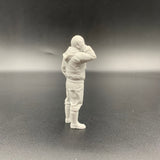 Fisherman crew figure for model boats with relaxed posture and lifelike casual stance