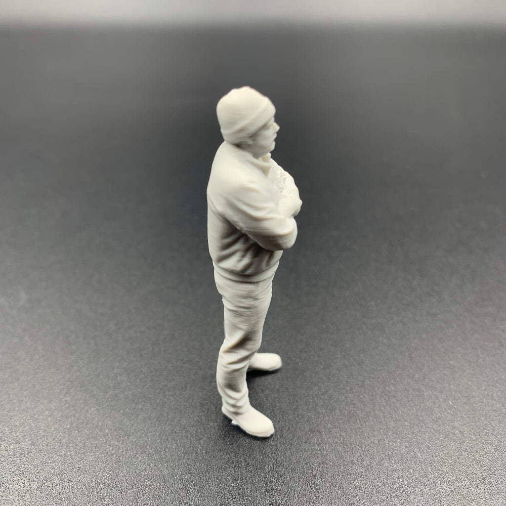 Fisherman model boat crew figures