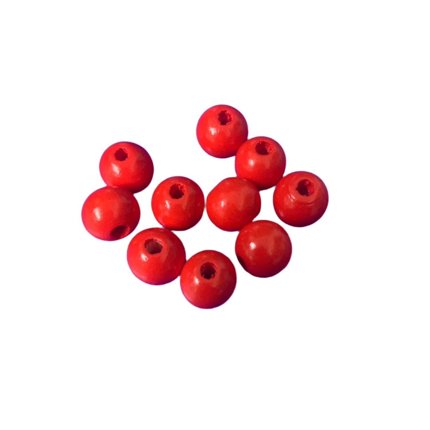 Fishing Boat Net Floats 10mm Red -  -  - Model Realm