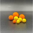 moddel boat fittings Fishing Boat Net Floats Spherical yellow & orange