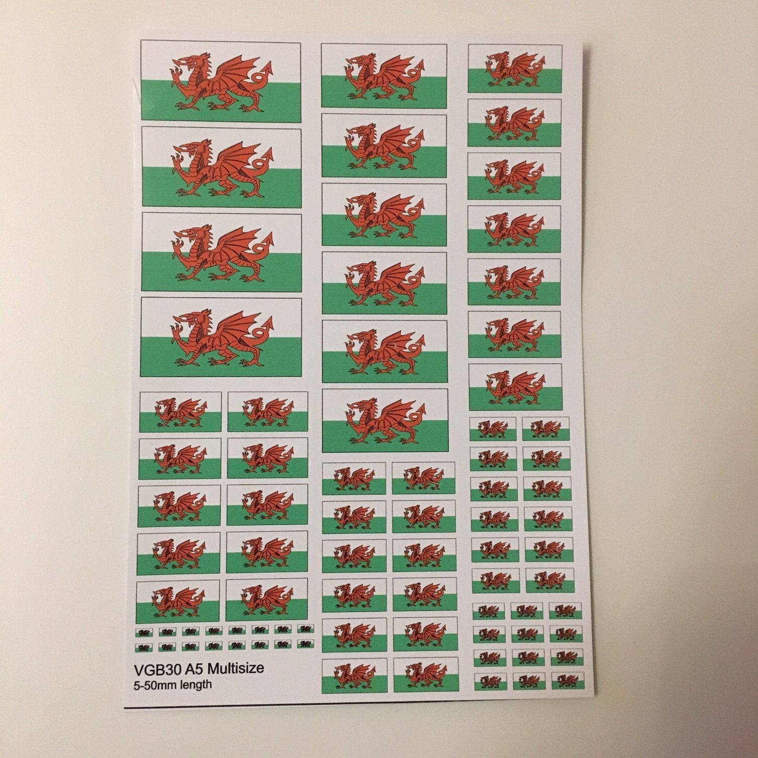 GB Wales National Flag -  -  - Model Realm