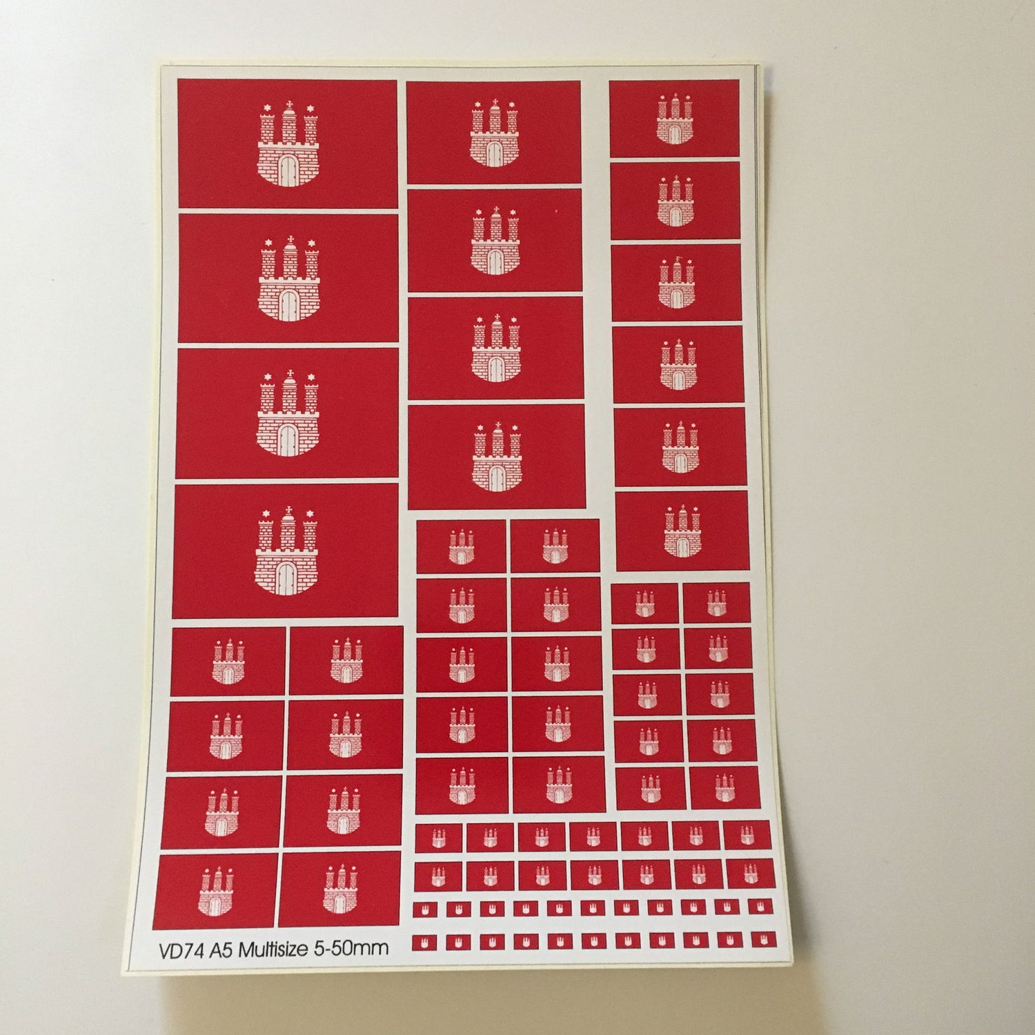 Germany Hamburg Town Flag -  -  - Model Realm