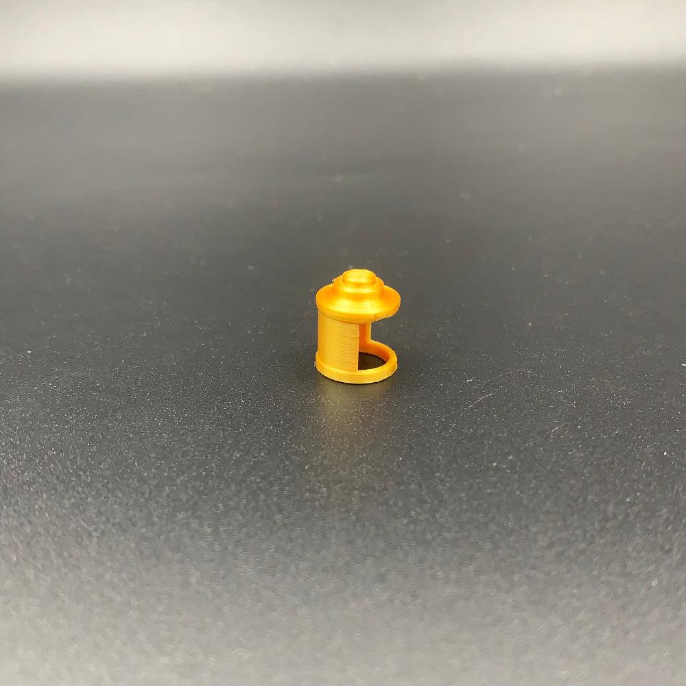 Gold navigation lamp housing for nautical and scale model detailing