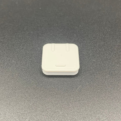 Grey square deck hatch detail part for model boats and RC builds
