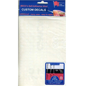 Hull Waterline Markings Imperial White 1:32 Scale - Model Realm