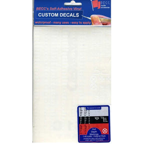 Hull Waterline Markings Imperial White 1:48 Scale - Model Realm