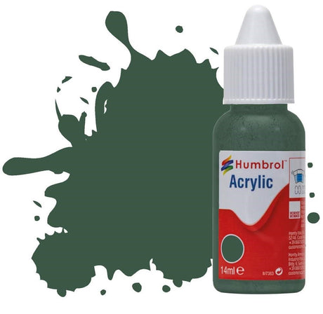 Humbrol No 116 US Dark Green Matt - 14ml Acrylic Dropper Bottle -  -  - Model Realm