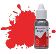 Humbrol No 209 Flourescent Fire Orange Gloss  - 14ml Acrylic Dropper Bottle -  -  - Model Realm