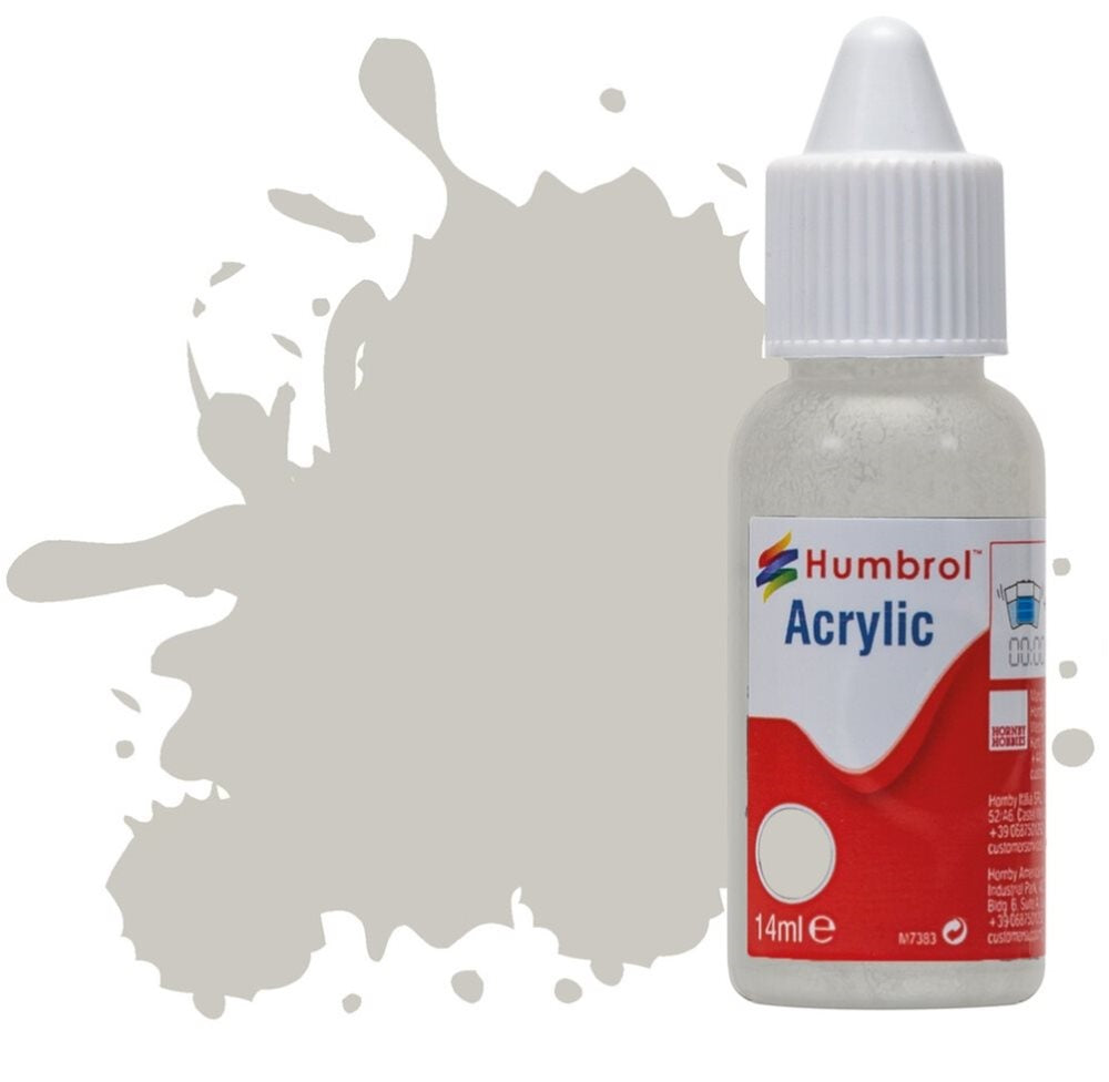 Humbrol No 28 Camouflage Grey Matt - 14ml Acrylic Dropper Bottle -  -  - Model Realm