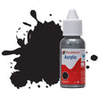 Humbrol No 33 Black - Matt - 14ml Acrylic Dropper Bottle -  -  - Model Realm