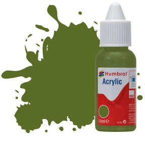 Humbrol No 88 Deck Green Matt - 14ml Acrylic Dropper Bottle - Model Realm