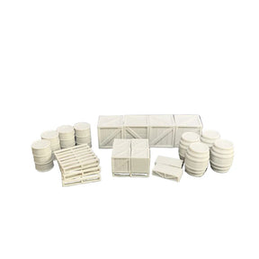 Warehouse Scenery Pack – (22pcs) - Model Realm