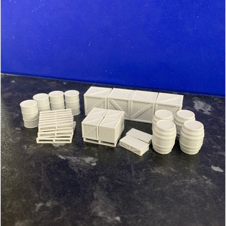 Warehouse Scenery Pack –  (22pcs) model railway