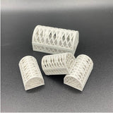 Scale D-shaped lobster creel used on model fishing boats