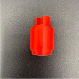 Model Butane Gas Bottles based on a 4.5kg bottle model boat fittings