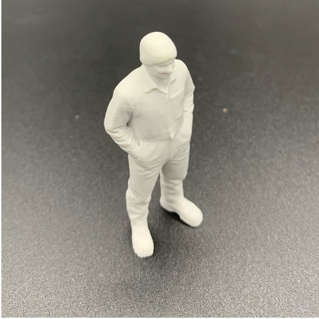 Scale engineer crew figure suitable for model boat decks