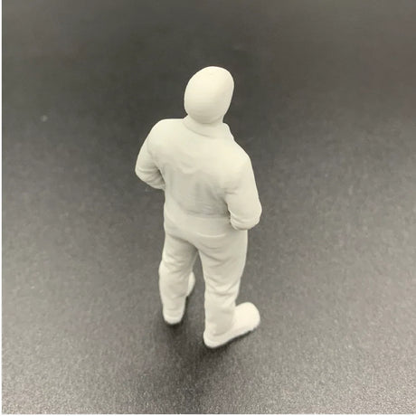 Mechanic crew figure for model boats and dioramas