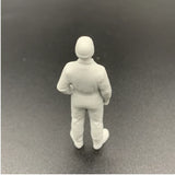 Engineer crew figure for model boats and dioramas