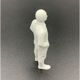 Scale mechanic crew figure suitable for model boat decks