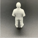 Mechanic crew figure for model boats and dioramas