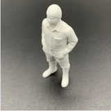 3D printed mechanic crew figure for scale model scenes