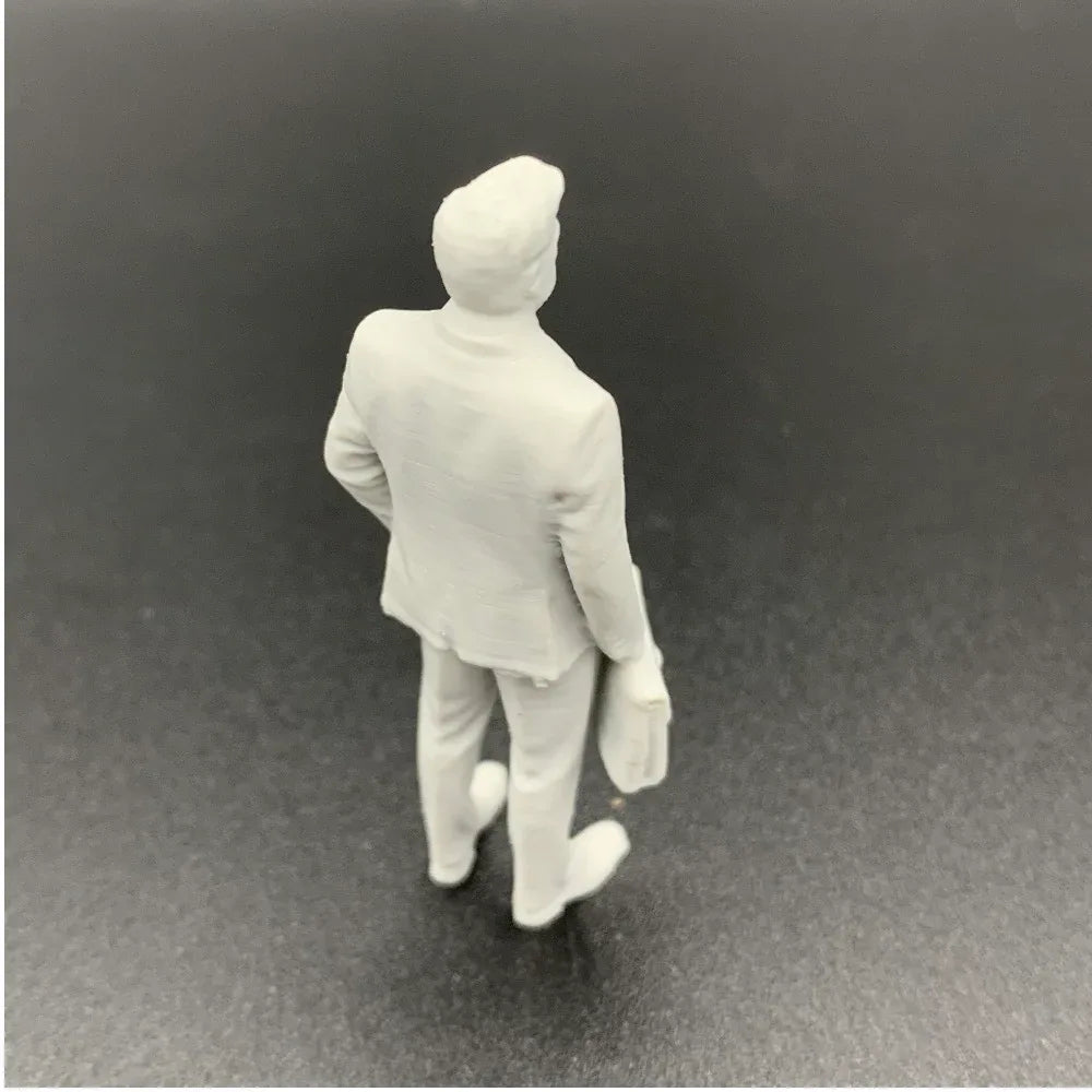 Scale office worker figure suitable for model scenes