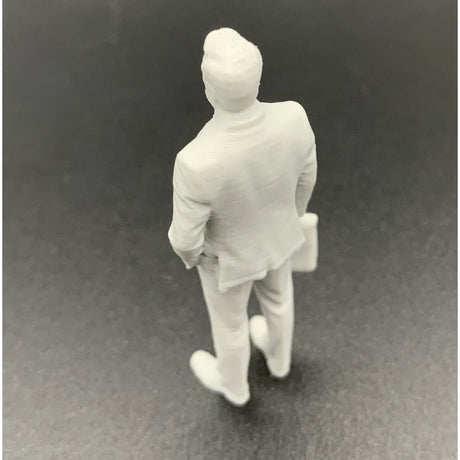 Office worker miniature figure for diorama and display