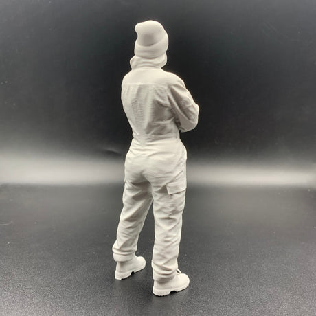 Female Mechanic Engineer Crew Figure RC model boats