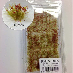 Javis Static Grass Tuft Sets 10mm – Flower Mix - Model Realm