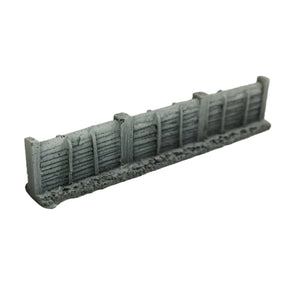 Javis Battle Zone 15mm Concrete Fence - Model Realm