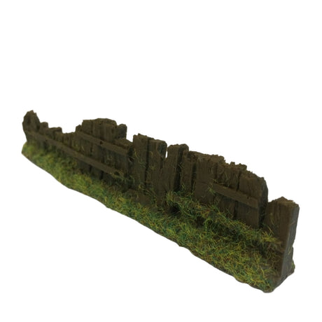 Javis OO Gauge Dark Brown Damaged Sleeper Fencing -  -  - Model Realm