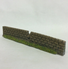 Javis OO Gauge Garden Damaged walling Light Brown - Model Realm