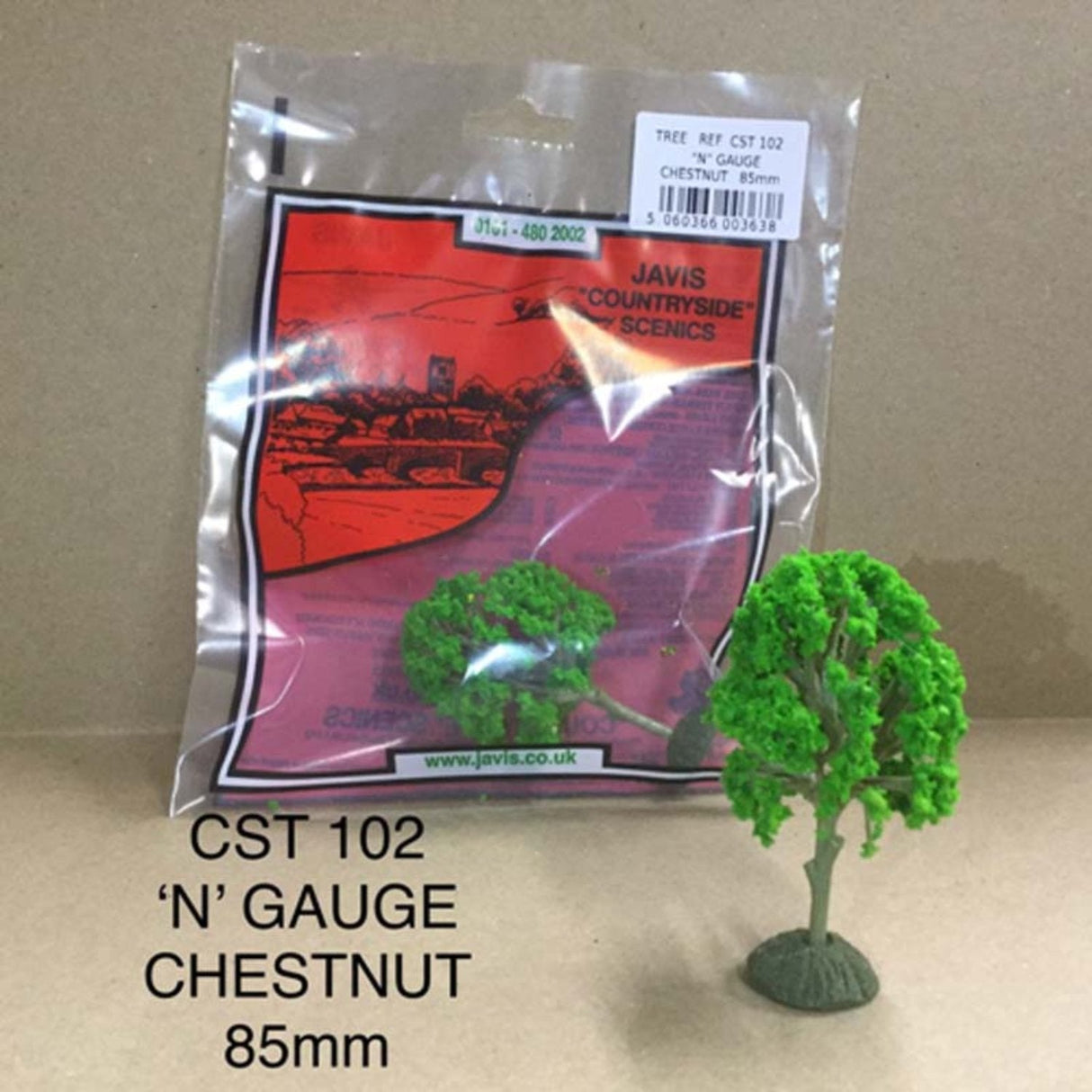 Javis Trees N Gauge Chestnut 85mm -  -  - Model Realm
