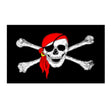 Jolly Roger with Red Scarf 15mm -  -  - Model Realm