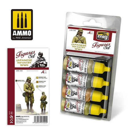 Japanese Infantry WWII Figures Set – Ammo by Mig Jimenez