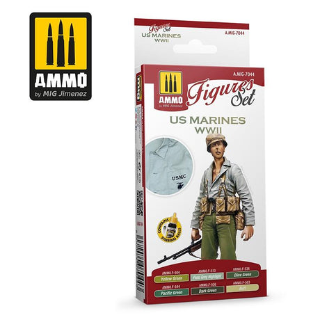 US Marines WWII Figures Set – Ammo by Mig Jimenez