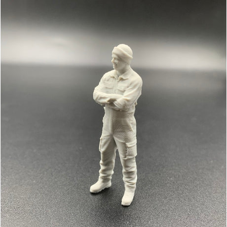 Mechanic Engineer Crew Figure Railway diroamas model boats