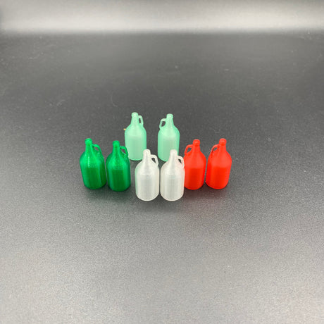 Miniature Growler Beer Bottles  dioramas