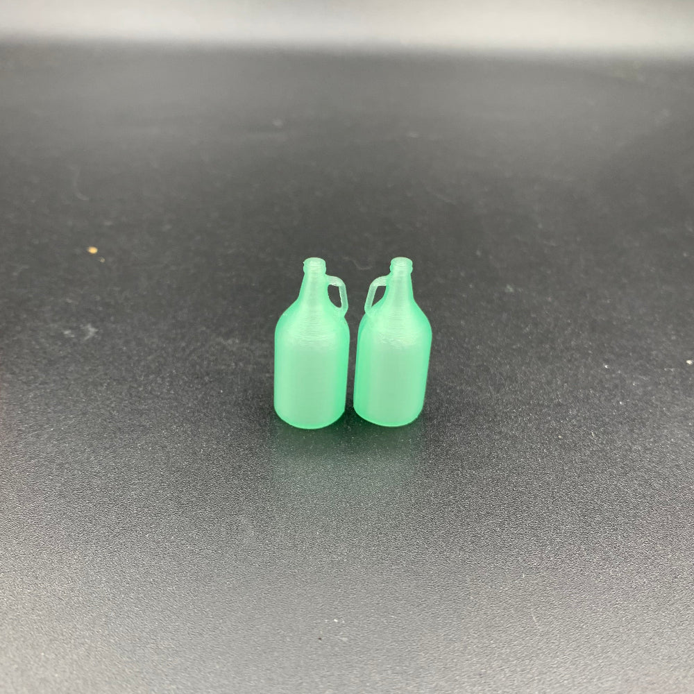Miniature Growler Beer Bottles for dioramas