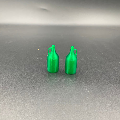 Miniature Growler Beer Bottles for dioramas, Model Boats and Railways