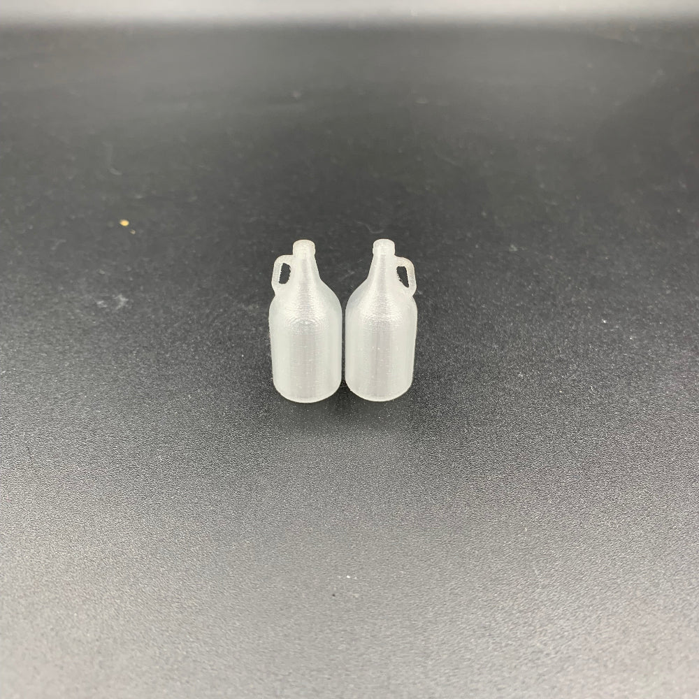 Miniature Growler Beer Bottles for dioramas, Model Boats and Model Railways