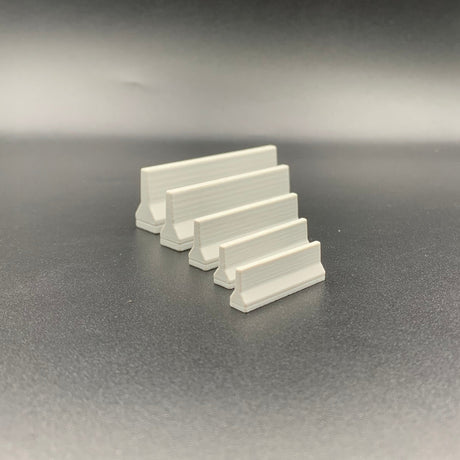 Miniature Scale Jersey Barriers Set of 4