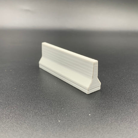 Miniature Scale Jersey Barriers Set of 4 Model Railway Wargaming