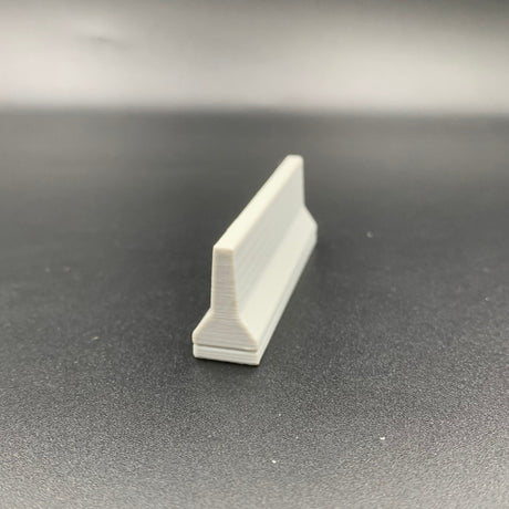 Miniature Scale Jersey Barriers Set of 4 for Railway Wargaming