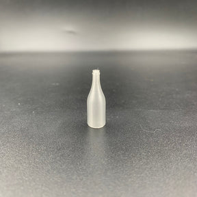 Miniature wine bottle in Clear for model boats and ship models