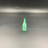 Miniature wine bottle in Light Green for model boats and ship models