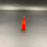 Miniature wine bottle in Red for model boats and ship models