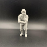 Model Boat Crew Figure Fisherman by SparkFrame Studios