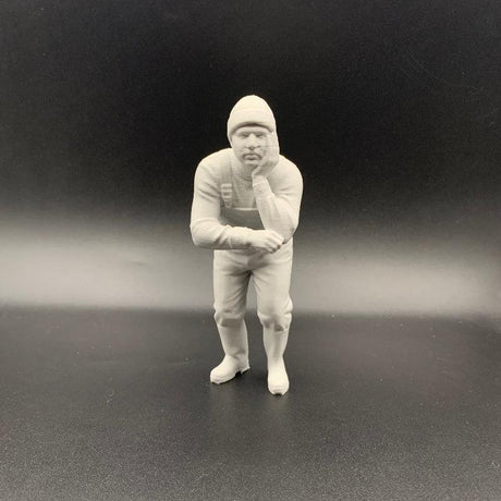 Model Boat Crew Figure Fisherman by SparkFrame Studios