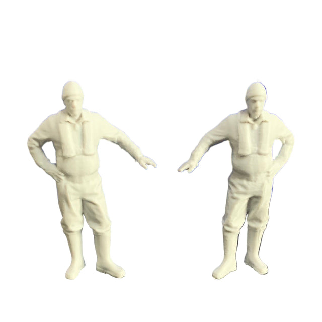 Model Boat Crew Figure Fisherman Standing